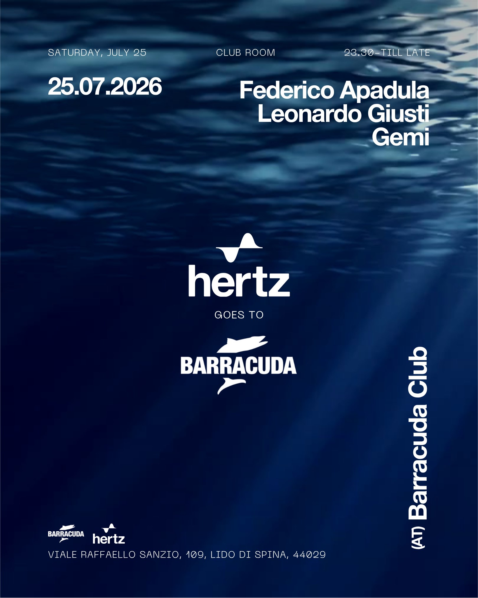 Poster: Hertz at Barracuda Club